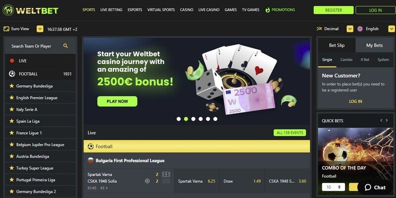 weltbet Sportseite